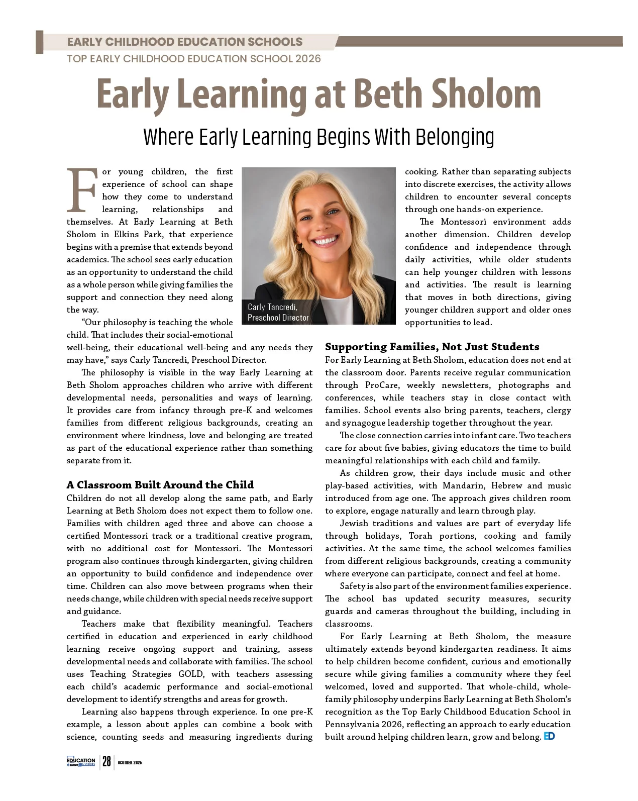 Pre-Schools | Education Insider Magazine