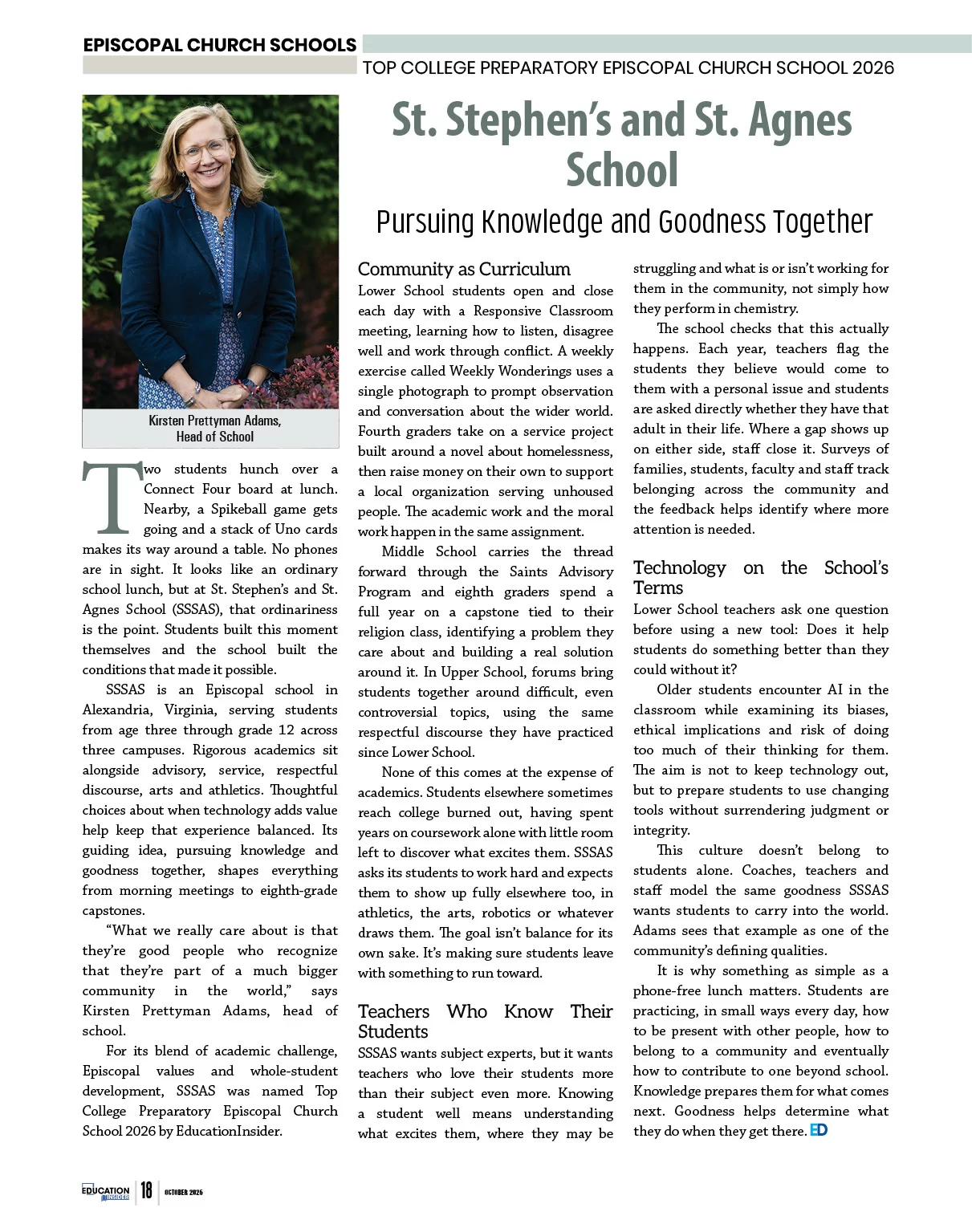 College-Preparatory School | Education Insider Magazine
