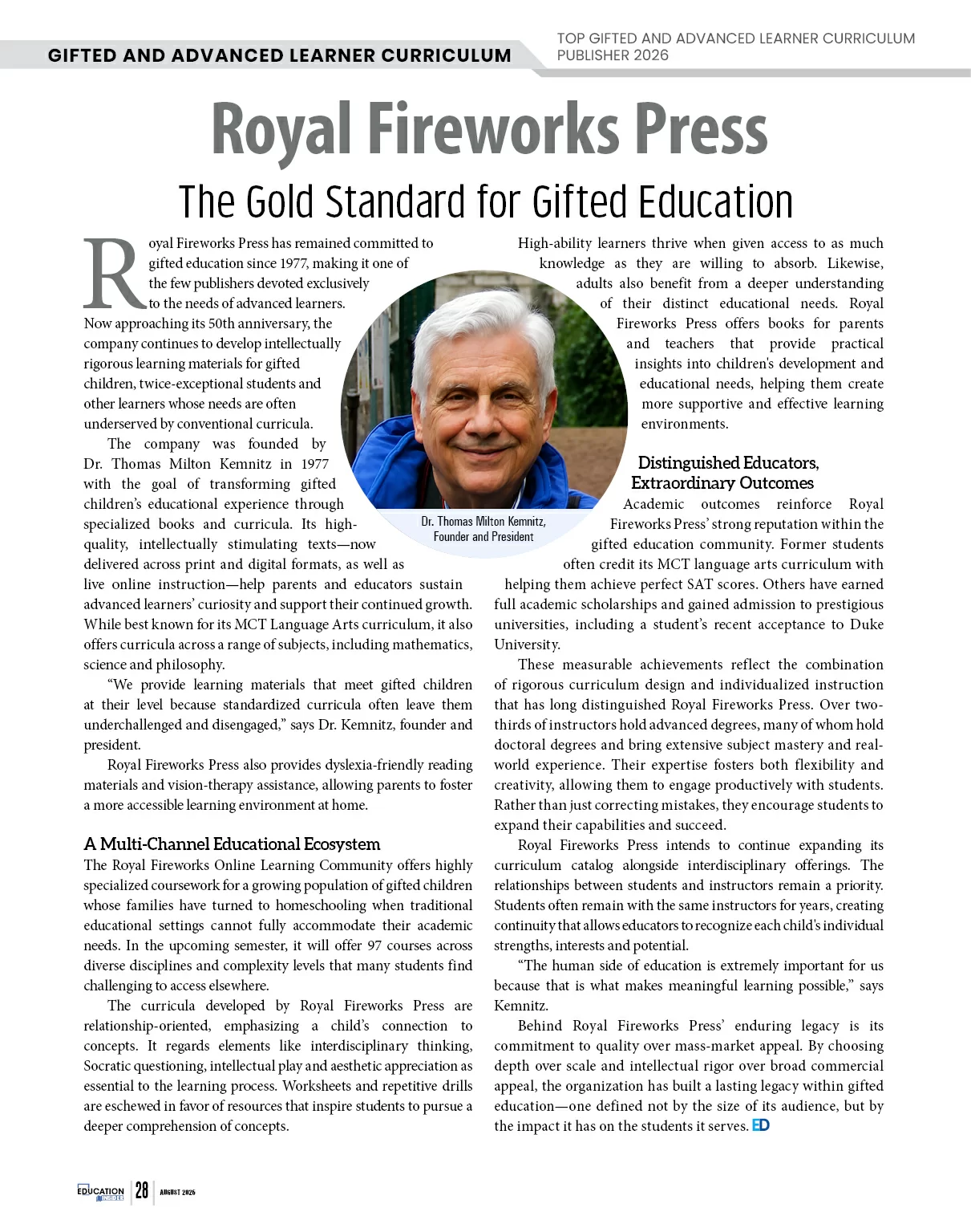 Programs and Curriculum | Education Insider Magazine
