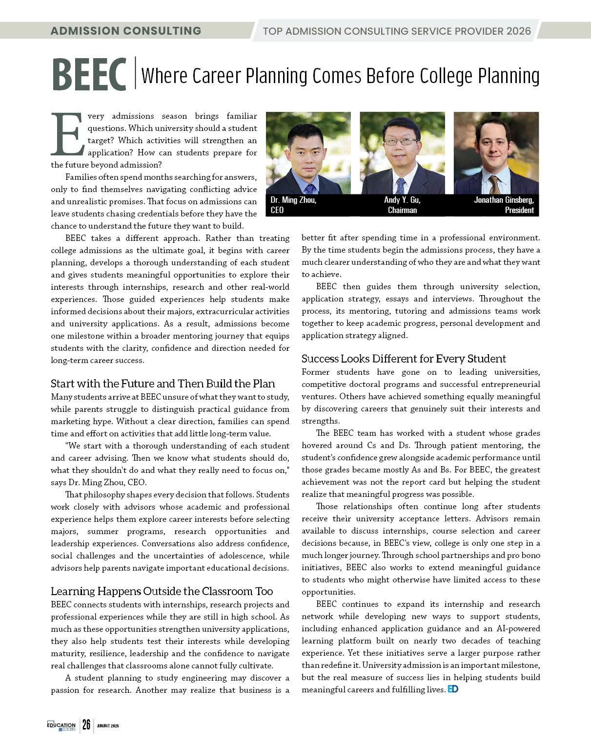 Education and Admission Consulting | Education Insider Magazine