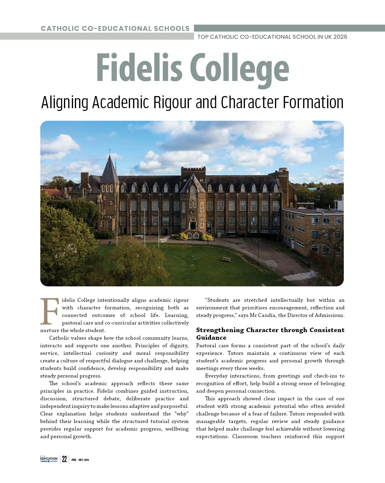 Catholic Schools  | Education Insider Magazine